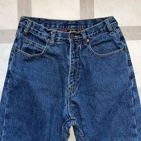 EXCELLENT CONDITION GUIDE GEAR VINTAGE PLAID FLANNEL-LINED HEAVY MOM JEAN SIZE 8 - Picture 4 of 8
